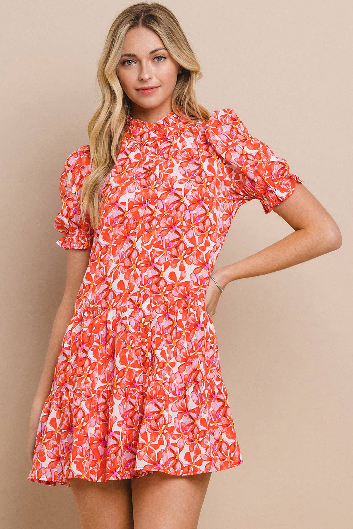 Floral Button Down Dress